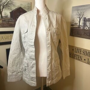 Caribbean Joe Women's Tan Utility Jacket